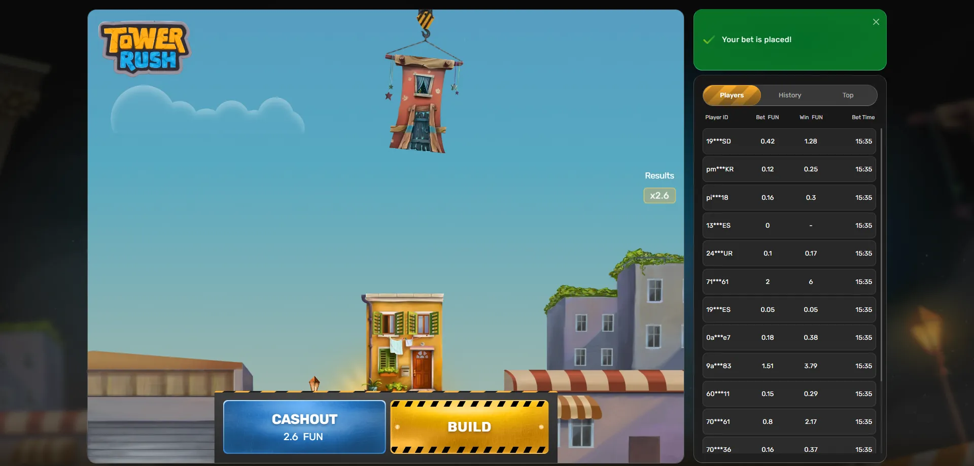 Tower Rush jeu gratuit démo sans dépôt — aperçu du jeu Galaxsys
